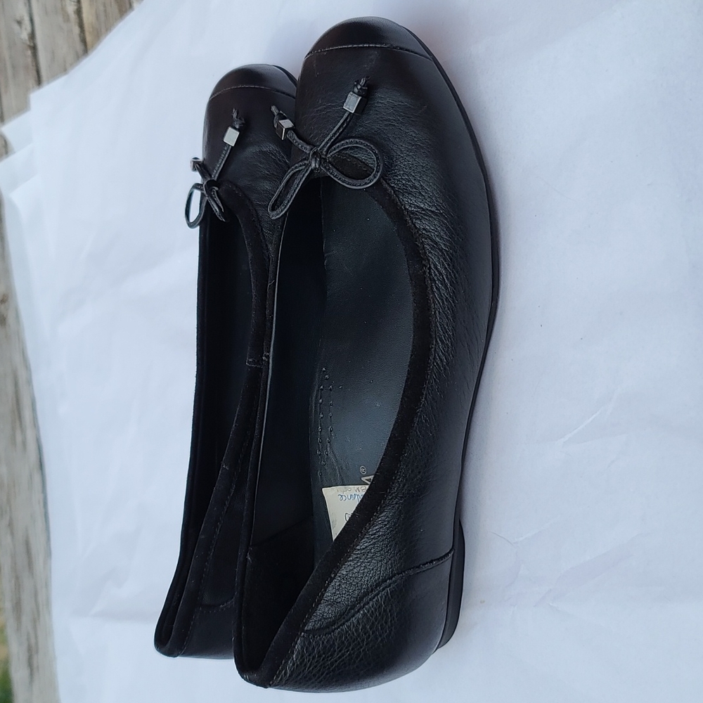 Ziera ladies ballet style leather flats - Picture 2 of 8